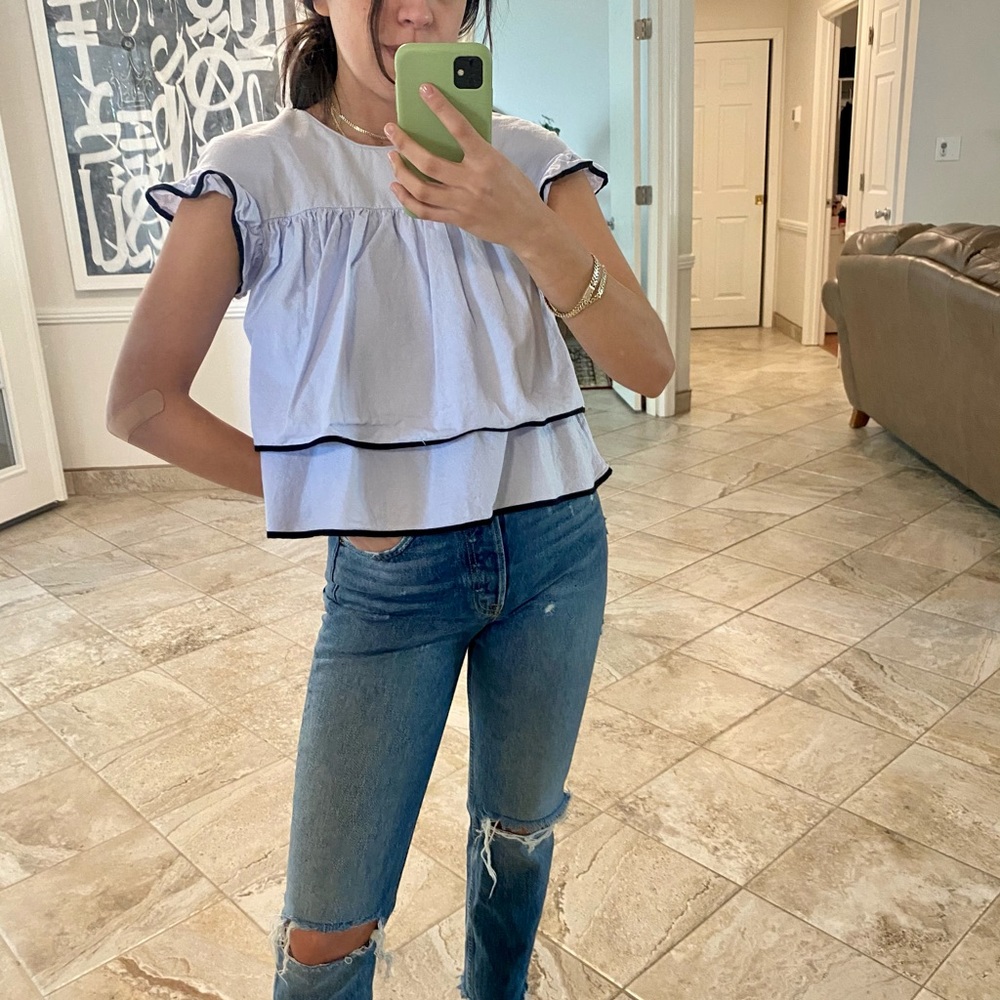 Zara Baby Doll Top